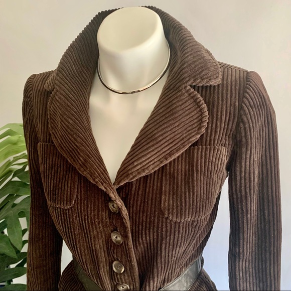 Edward Achour Paris Corduroy Blazer Jacket